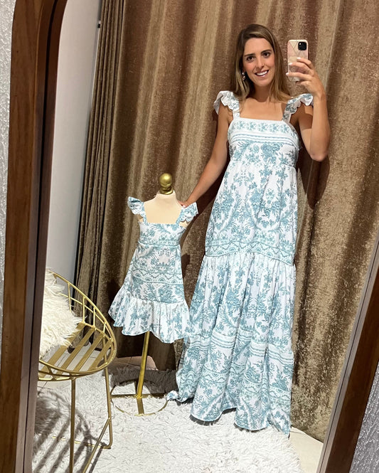 Match, Dalias garigoleados (Vestido niña 3 a 6 meses)