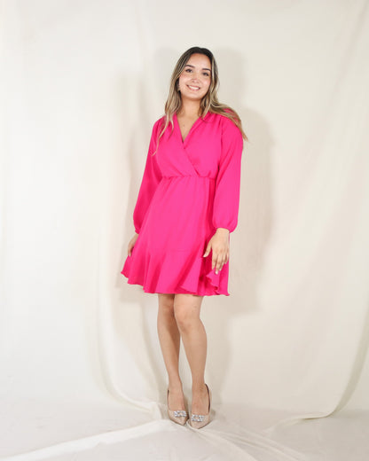 Vestido de lactancia, Zara rosa barbie mangas largas
