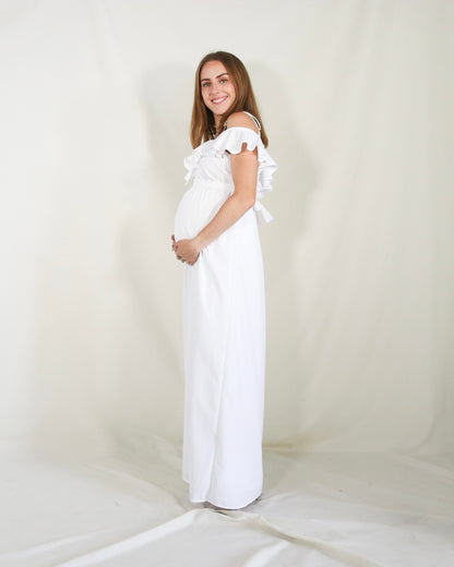 Vestido de maternidad Dayana ivory