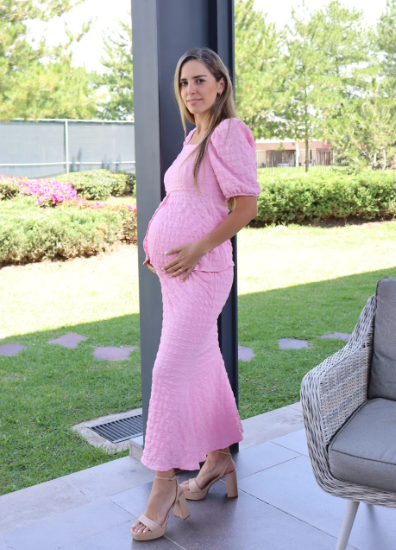 Conjunto Fabiola, Rosa Chicle Textura