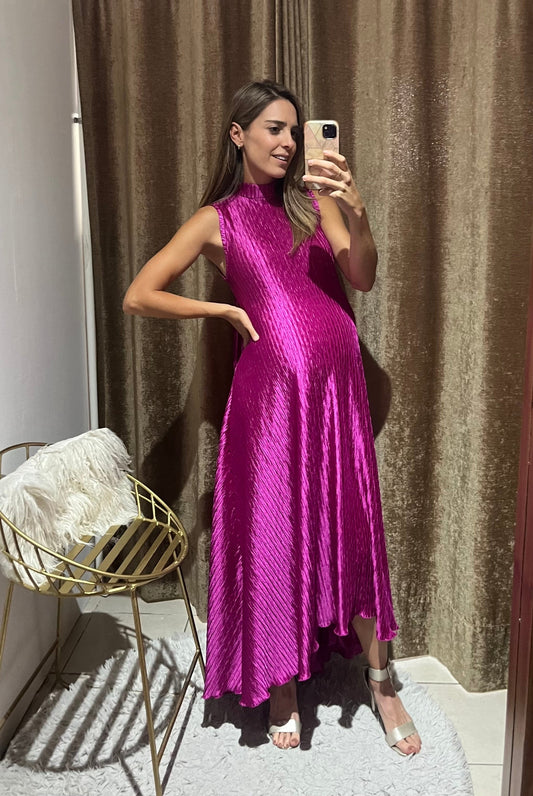 Vestido de maternidad Sonia, hot nazareno corrugado G