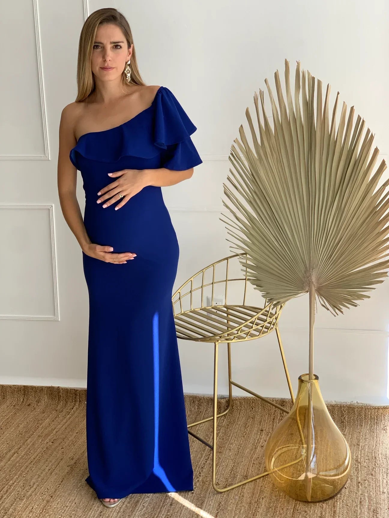 Vestido de maternidad, Astrid azul imperial CH