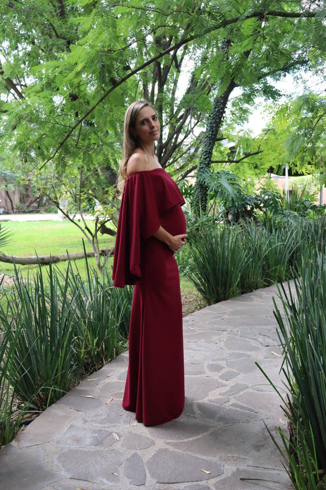 Vestido de maternidad Amparo Vino Vertigo
