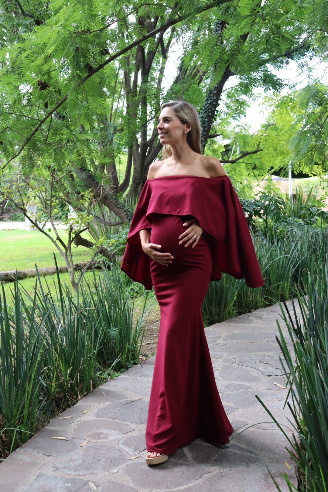 Vestido de maternidad Amparo Vino Vertigo