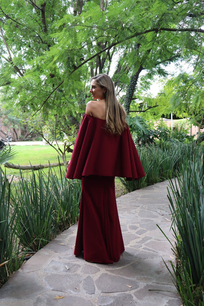 Vestido de maternidad Amparo Vino Vertigo