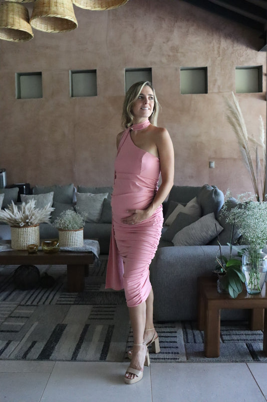 Vestido de maternidad, Liza Terracota licra