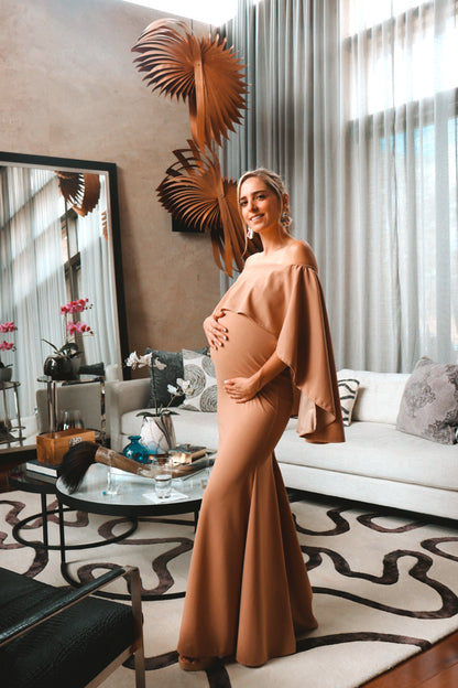 Vestido de maternidad Amparo Beige Vertigo