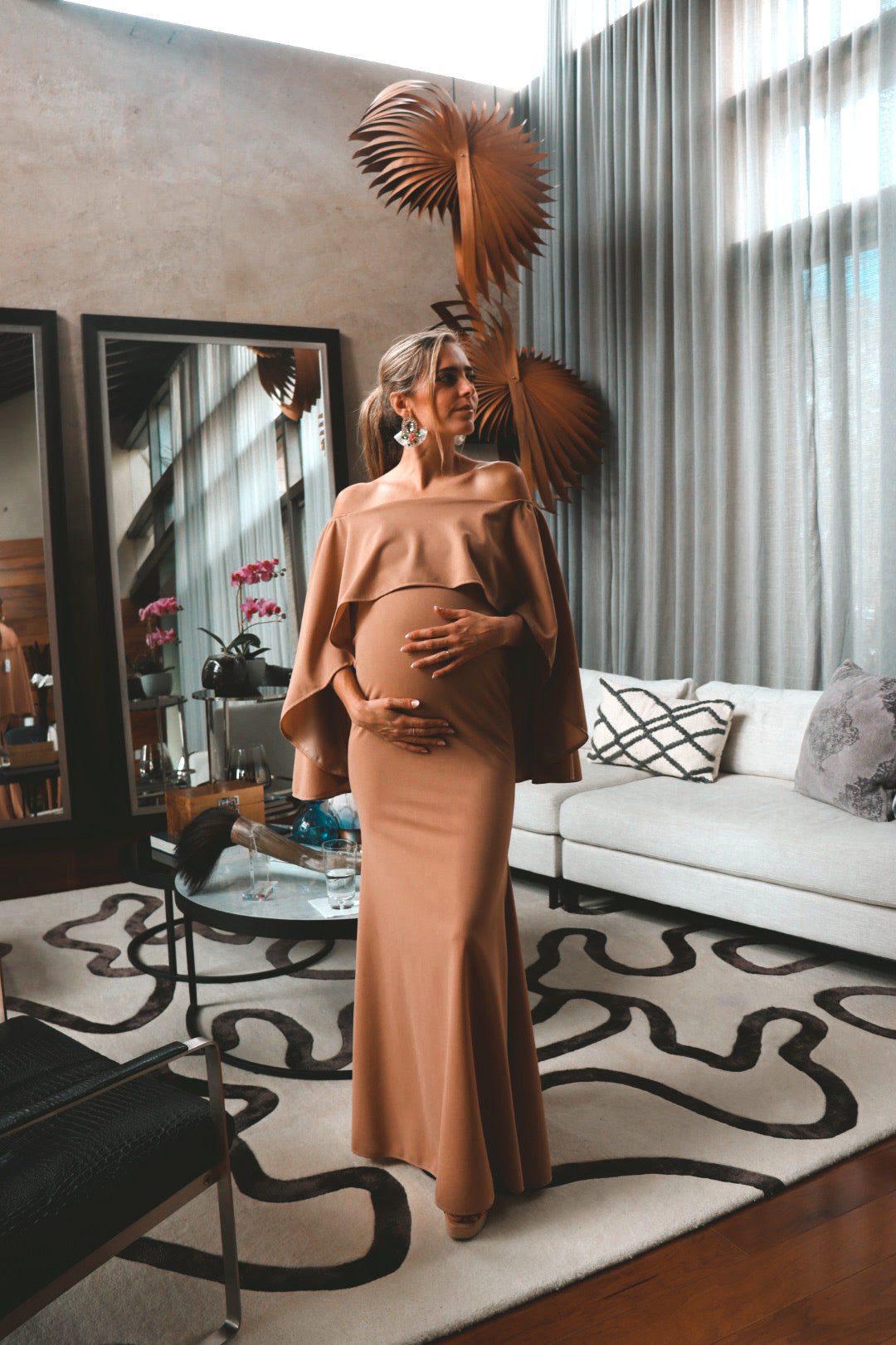Vestido de maternidad Amparo Beige Vertigo
