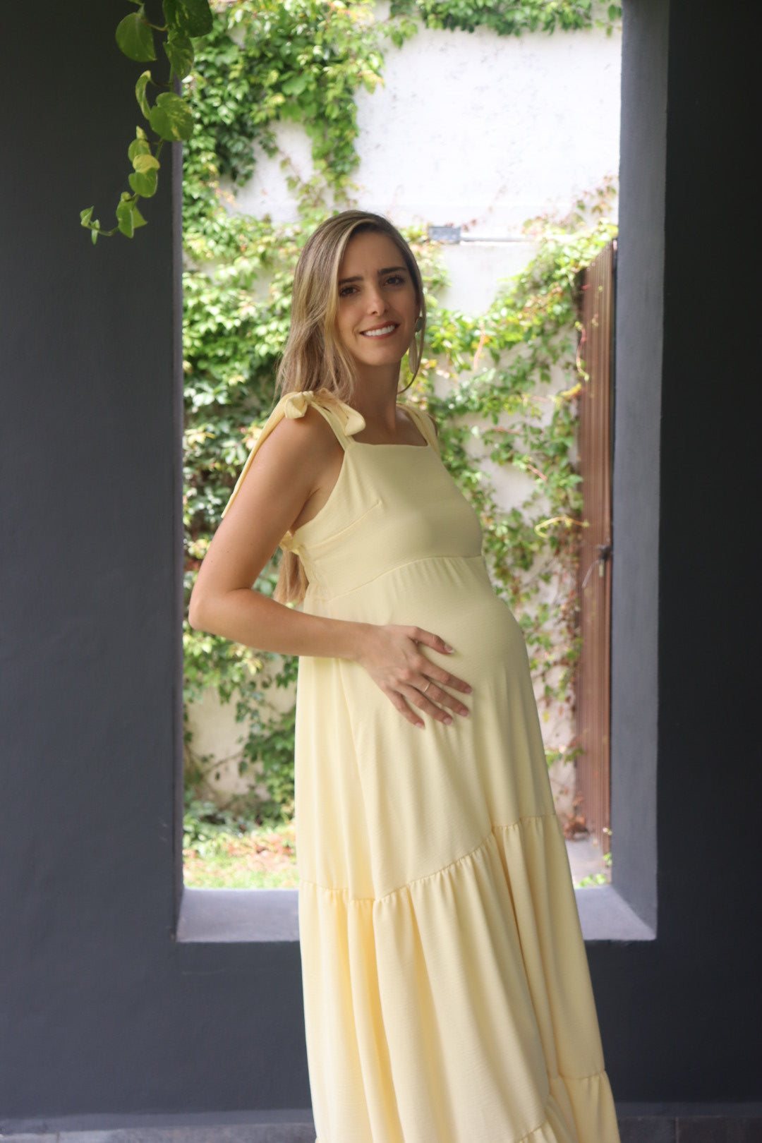 Vestido de Maternidad, Dalia Amarillo M
