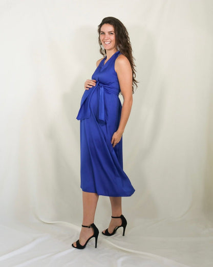 Vestido de maternidad, Dinora azul rey CH