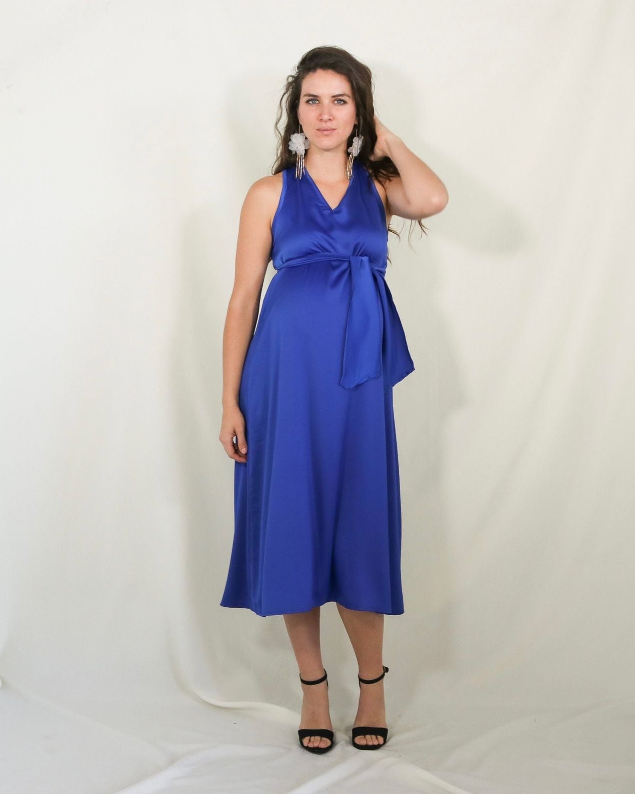 Vestido de maternidad, Dinora azul rey CH