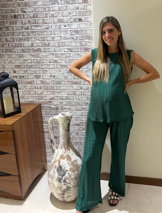Conjunto de maternidad Mayte, verde medellin G