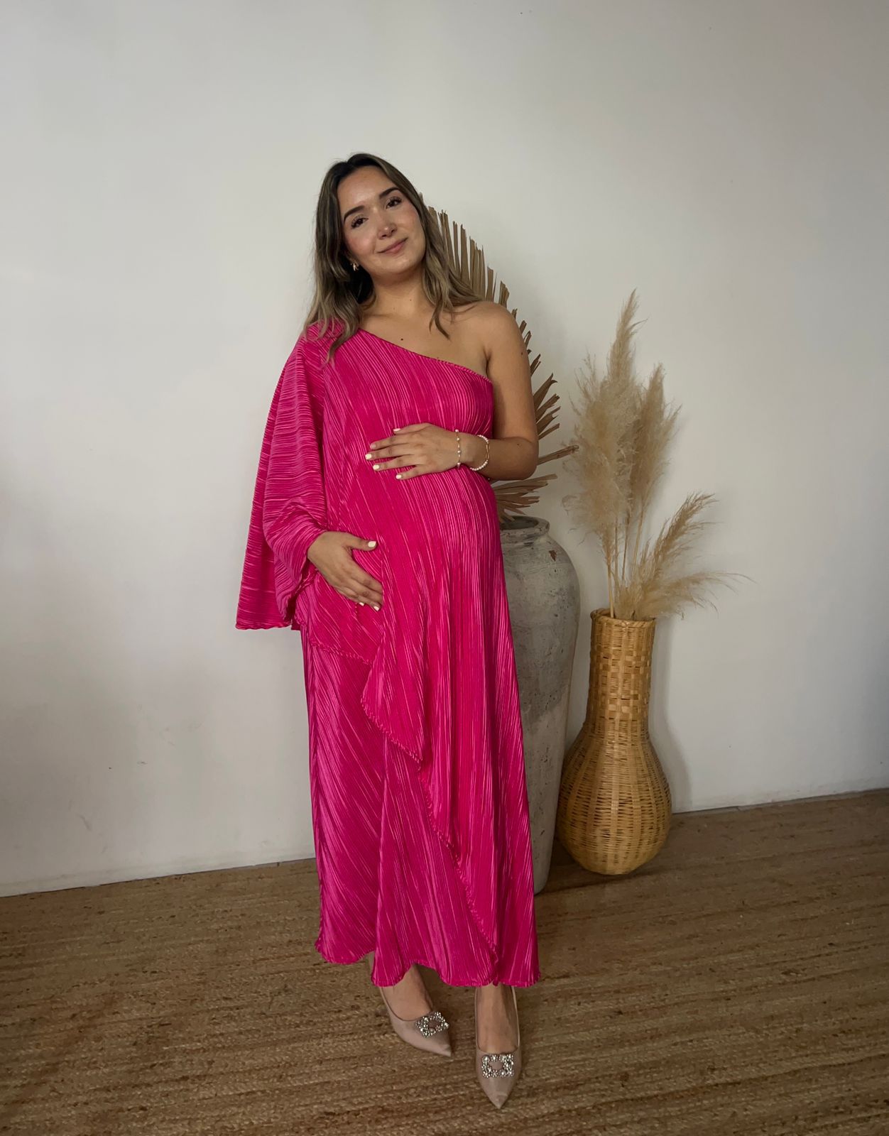 Vestido de Maternidad, Ilya Rosa Rayas CH, M, G, XG