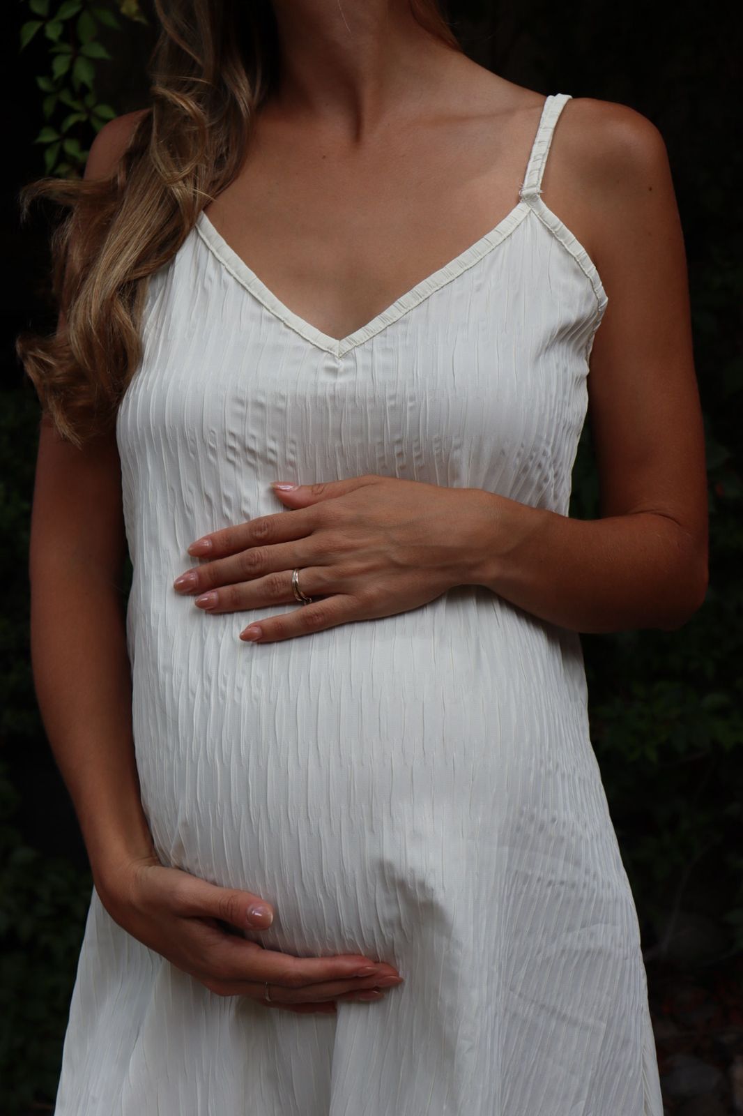 Vestido de Maternidad, Danusha ivory textura