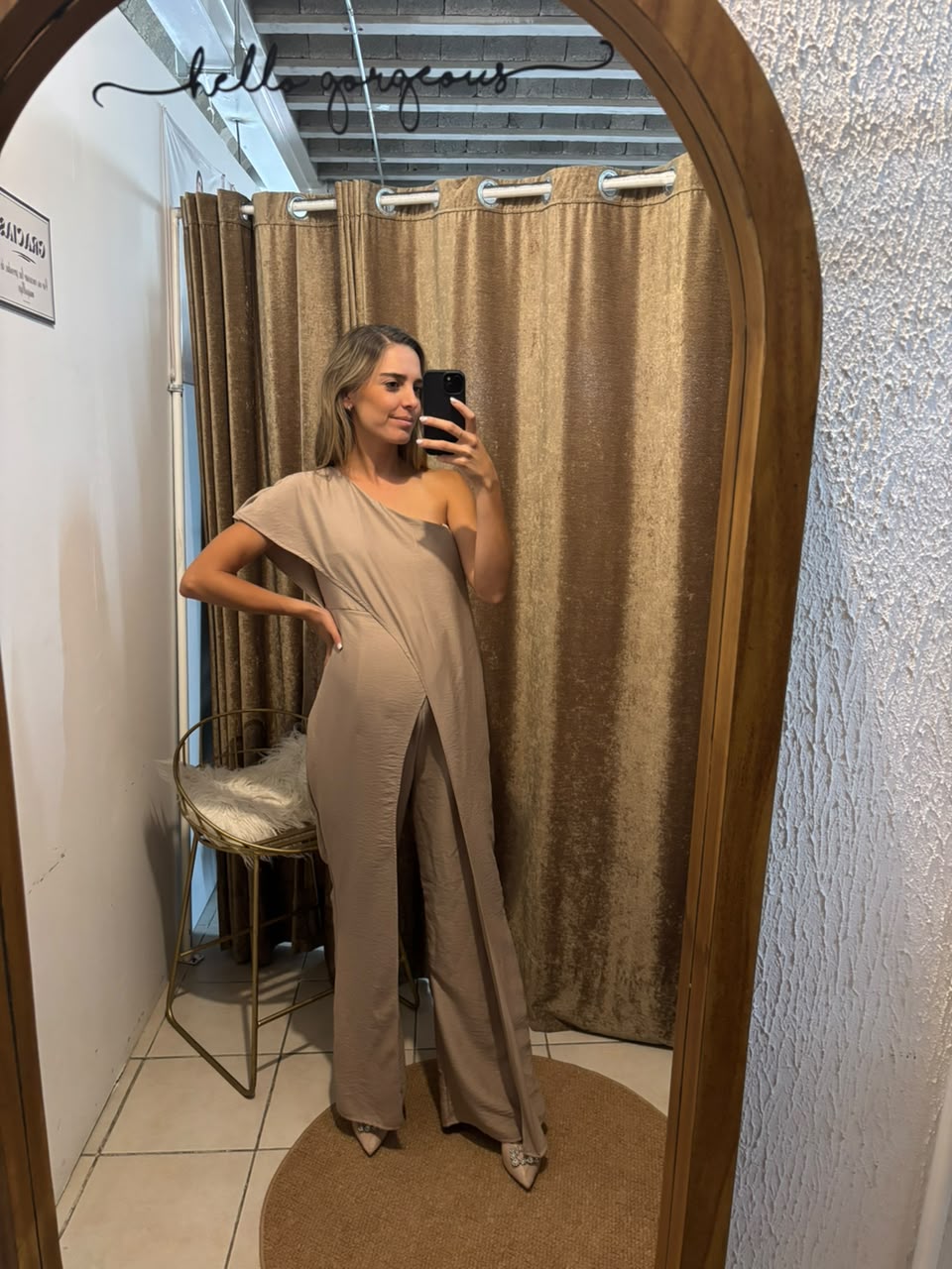 Jumpsuit de maternidad, Rosaura Beige