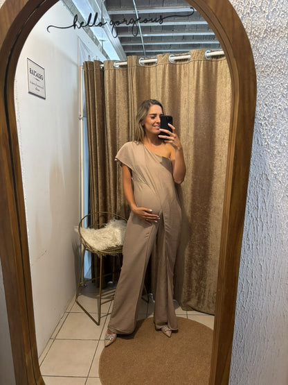 Jumpsuit de maternidad, Rosaura Beige