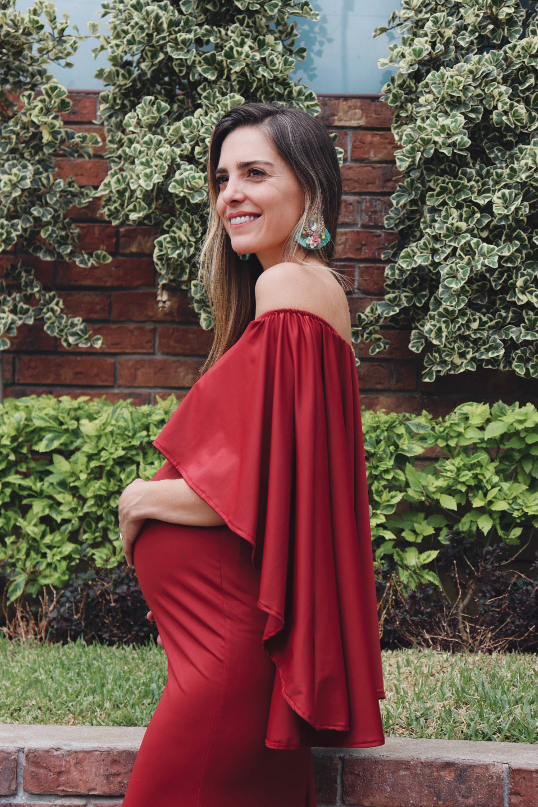 Vestido de maternidad Amparo Oxido