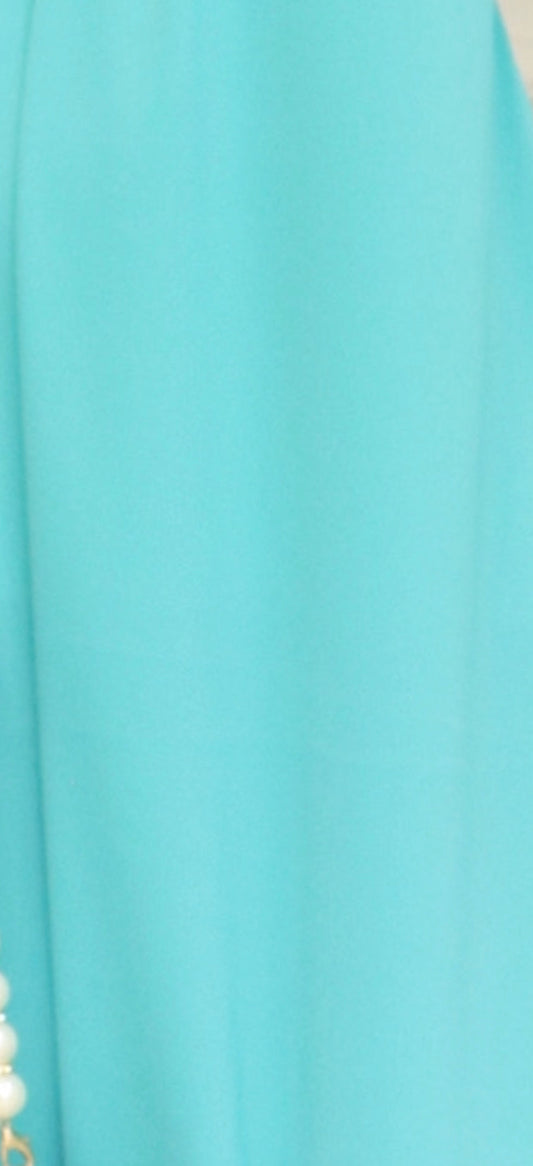 Tela turquesa Polyester