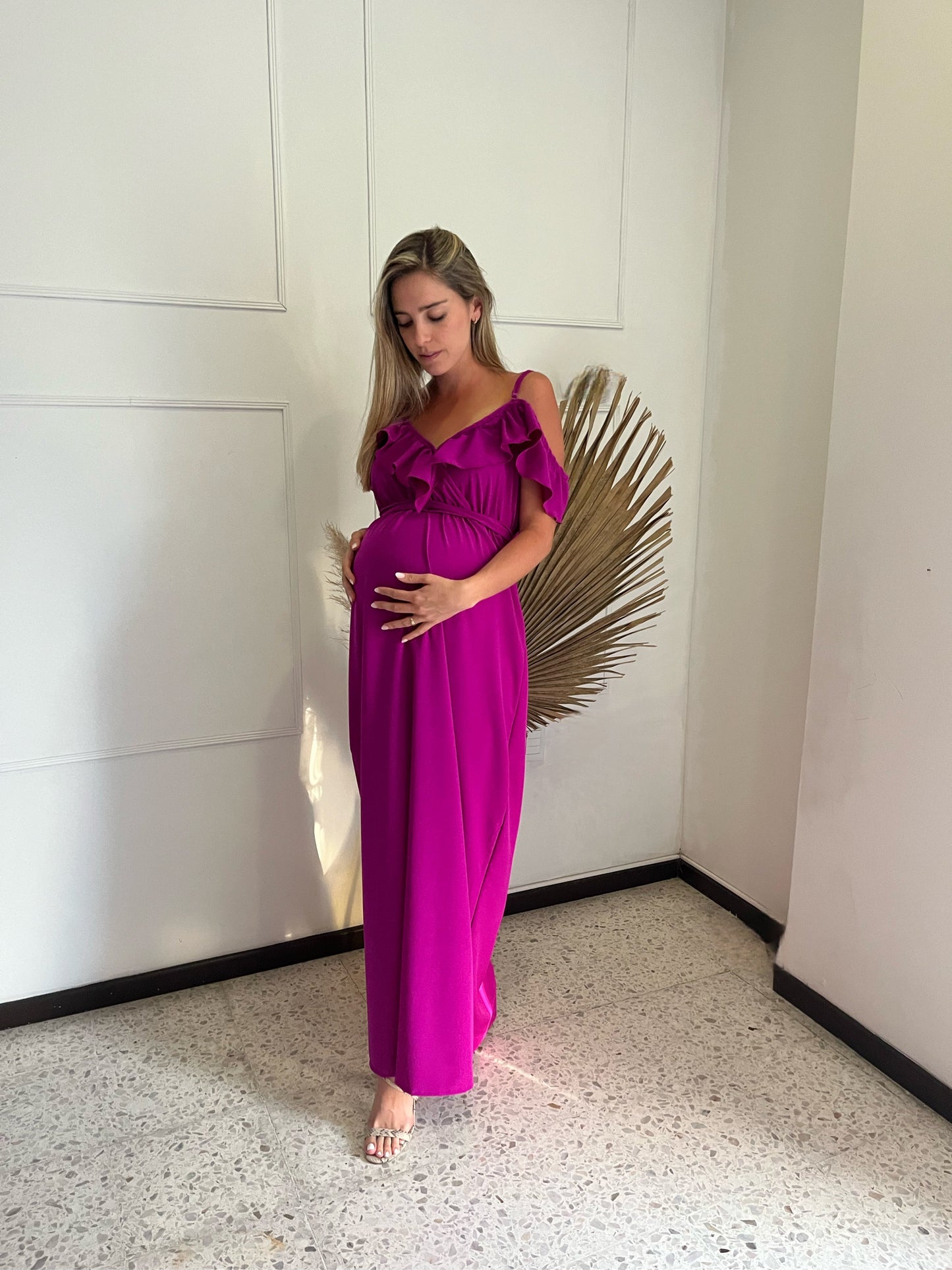 Vestido de maternidad Dayana mulberry CH, G