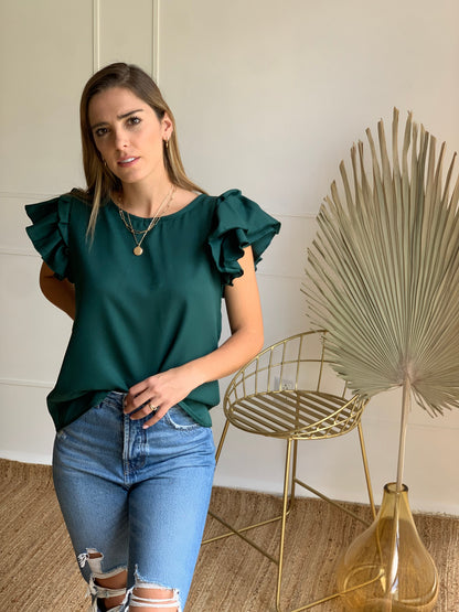 Blusa de lactancia, Adri Verde M