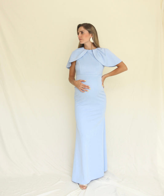 Vestido de maternidad, Anastacia azul neopreno