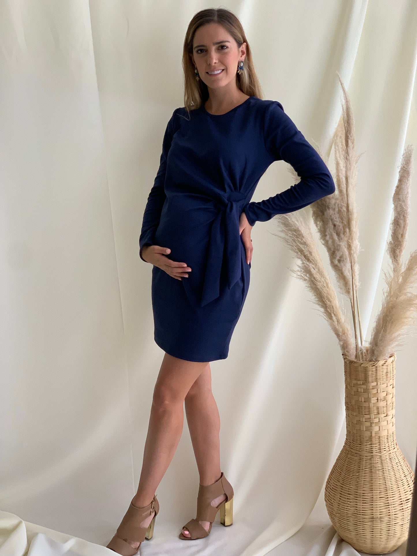 Vestido de maternidad, Camila azul marino M