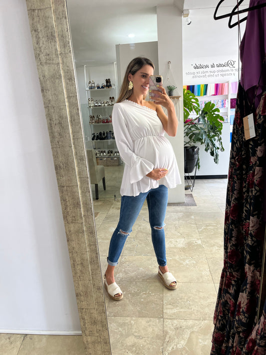 Blusa de maternidad, Antonella blanca CH