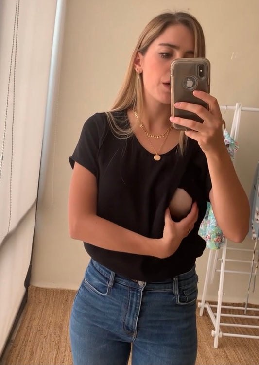 Blusa de lactancia, Esme negra CH