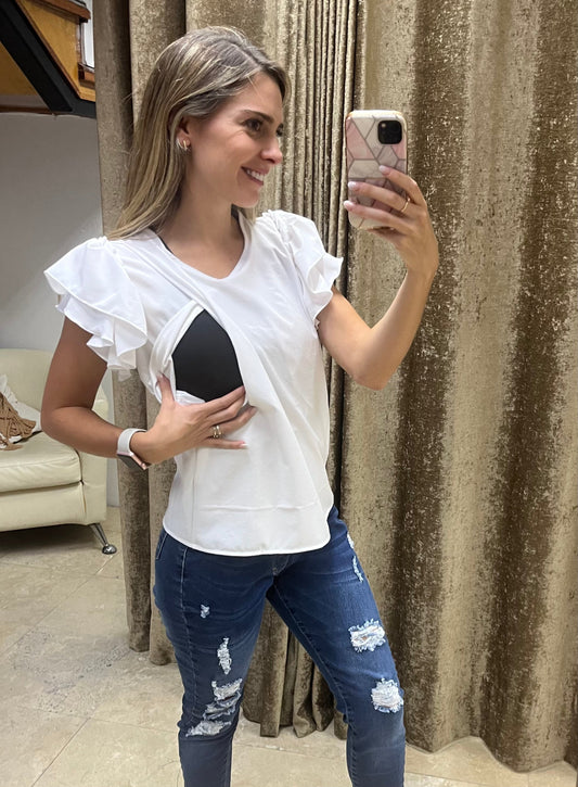 Blusa de lactancia, Adri blanca